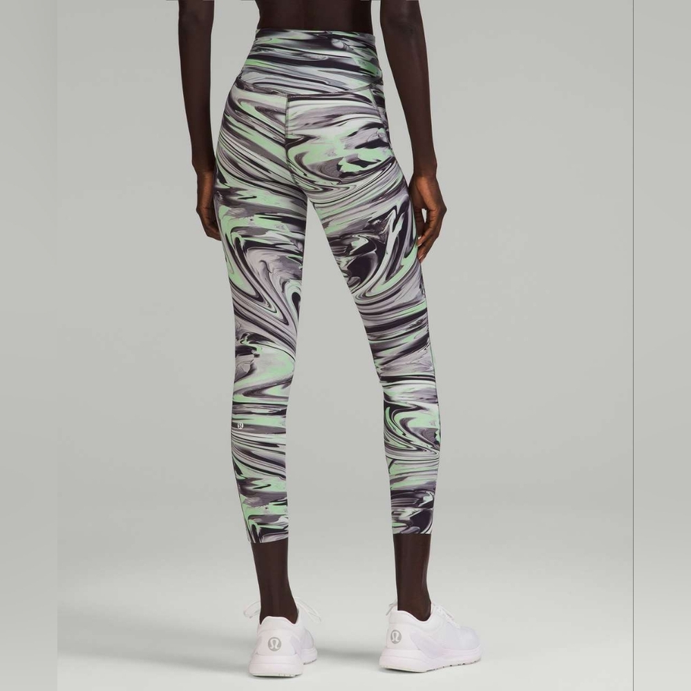 Lululemon Base Pace High-Rise Running Tight 25" Paint Glide Warp Multi